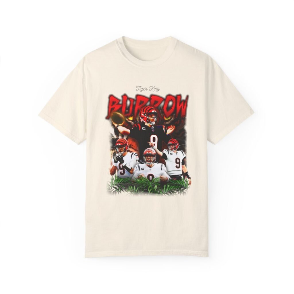 Joe Burrow Bengal Tiger Comfort Colors T-shirt