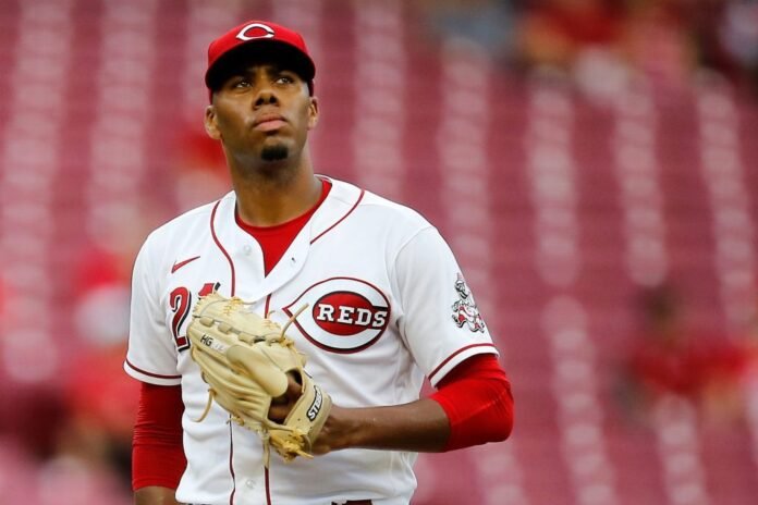 Reds Hunter Greene trade rumors Hunter Greene pitching for the Cincinnati Reds during the 2025 MLB season