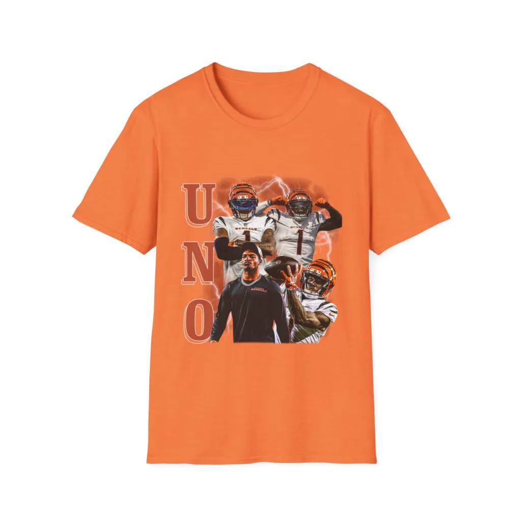 Per Schefter, Trey Hendrickson To Show Up To Camp Wednesday 6 Ja'Marr Chase | Uno Retro Vintage t shirt