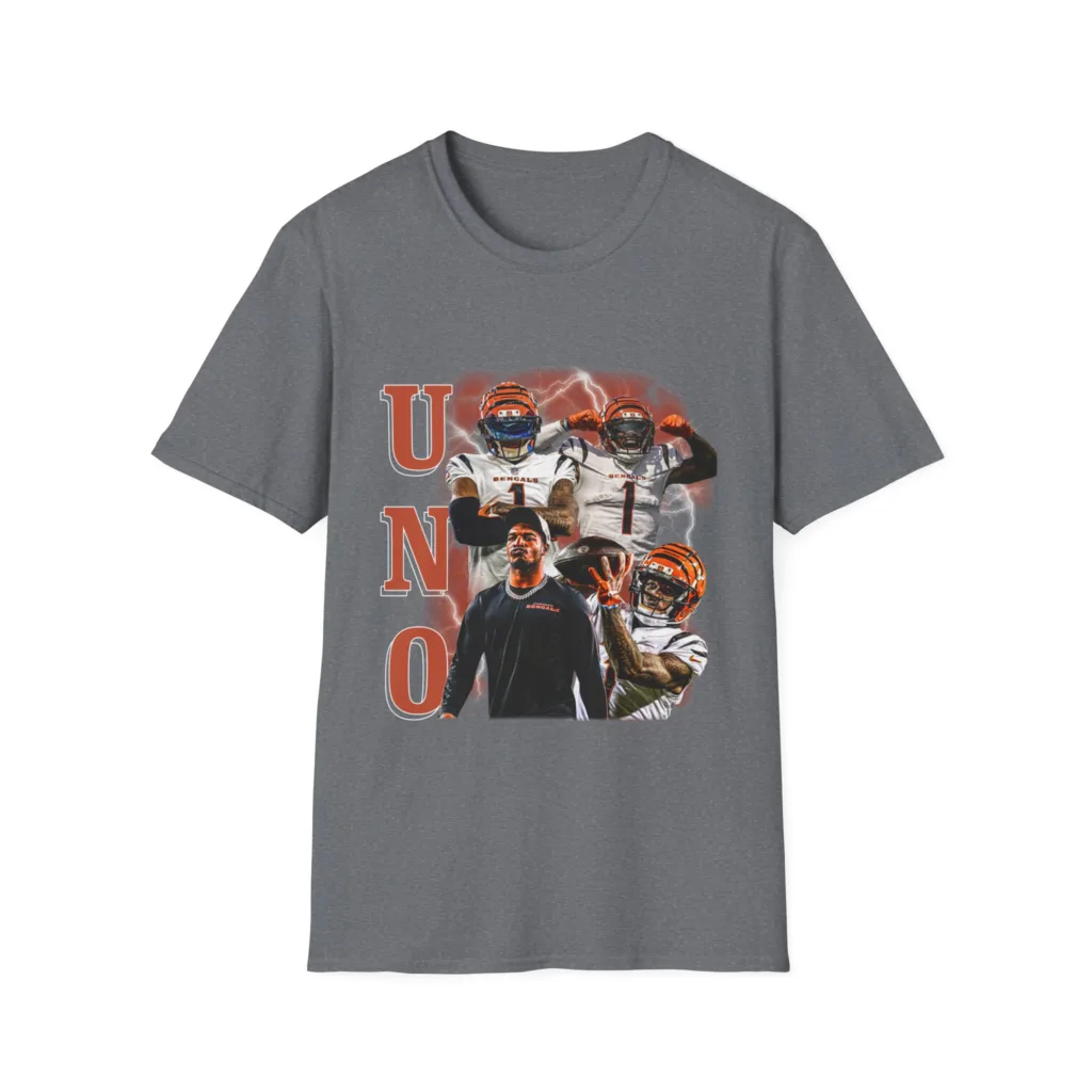 Bengals Beef Up Offensive Line, Sign Dalton Risner 1 Ja'Marr Chase | Uno Retro Vintage t shirt