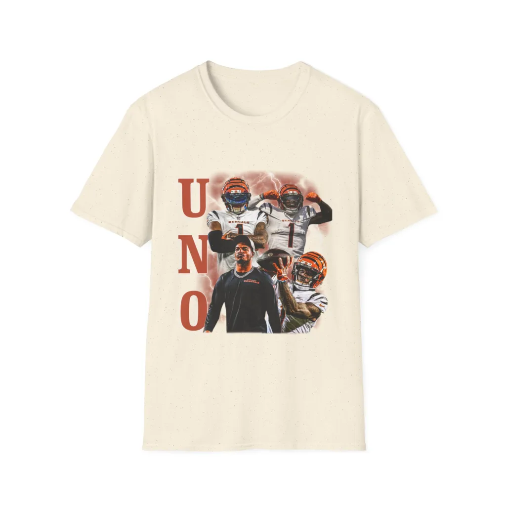 Ja'Marr Chase | Uno Retro Vintage t shirt