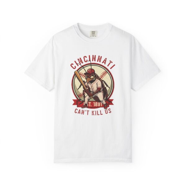 Cincinnati Reds ‘Can’t Kill Us’ Postseason T-Shirt – Gritty Cincinnati Baseball Fan Gear