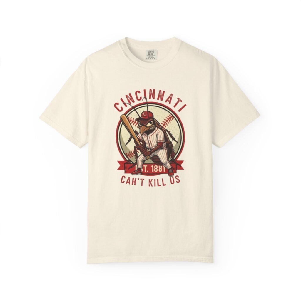 Wildcard Game 1 Recap 2 Cincinnati Reds ‘Can’t Kill Us’ Postseason T-Shirt – Gritty Cincinnati Baseball Fan Gear
