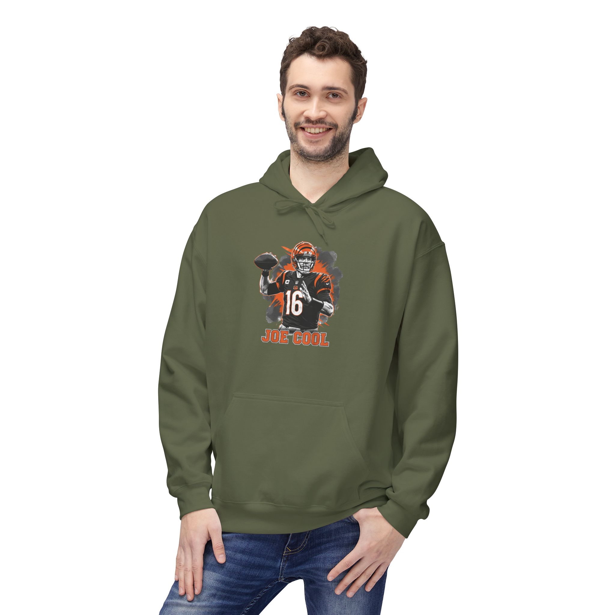 Joe Flacco “Joe Cool” Cincinnati Bengals Sweatshirt | Limited Fan Gear 20 Joe Flacco “Joe Cool” Cincinnati Bengals Sweatshirt | Limited Fan Gear