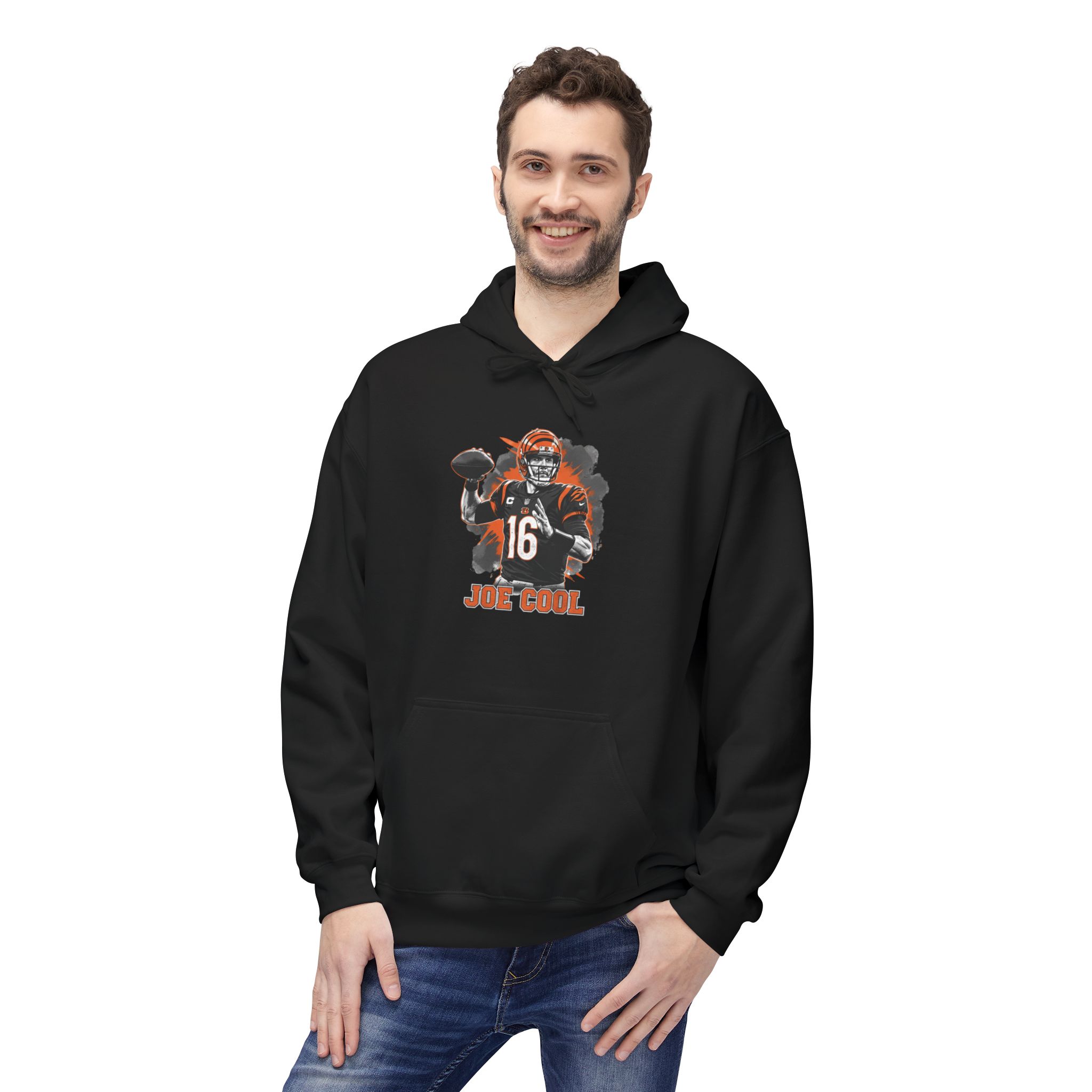 Joe Flacco “Joe Cool” Cincinnati Bengals Sweatshirt | Limited Fan Gear 11 Joe Flacco “Joe Cool” Cincinnati Bengals Sweatshirt | Limited Fan Gear
