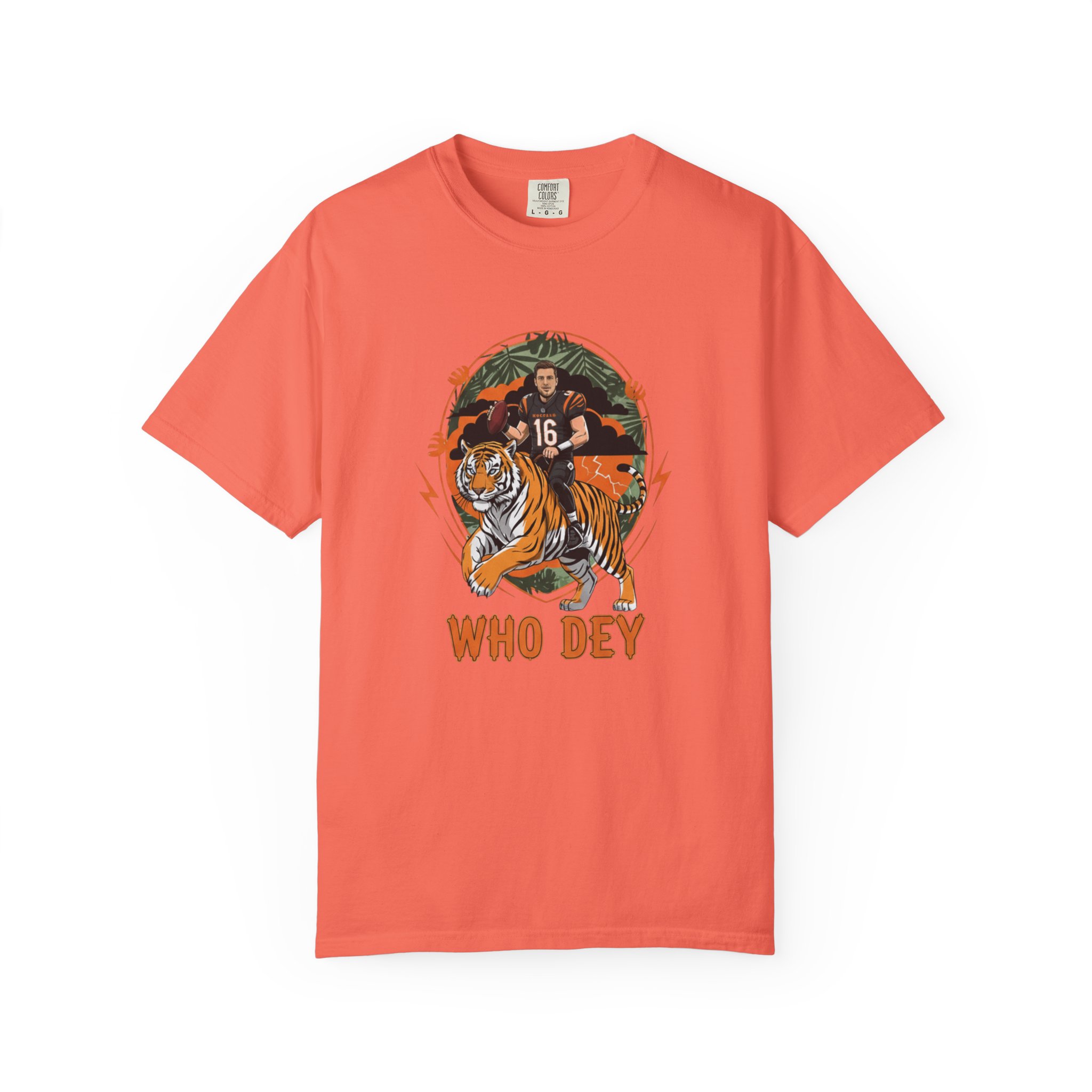 Joe Flacco Cincinnati Bengals T-Shirt | Limited Edition “Flacco in the Jungle” Tee 6 Joe Flacco Cincinnati Bengals T-Shirt | Limited Edition “Flacco in the Jungle” Tee