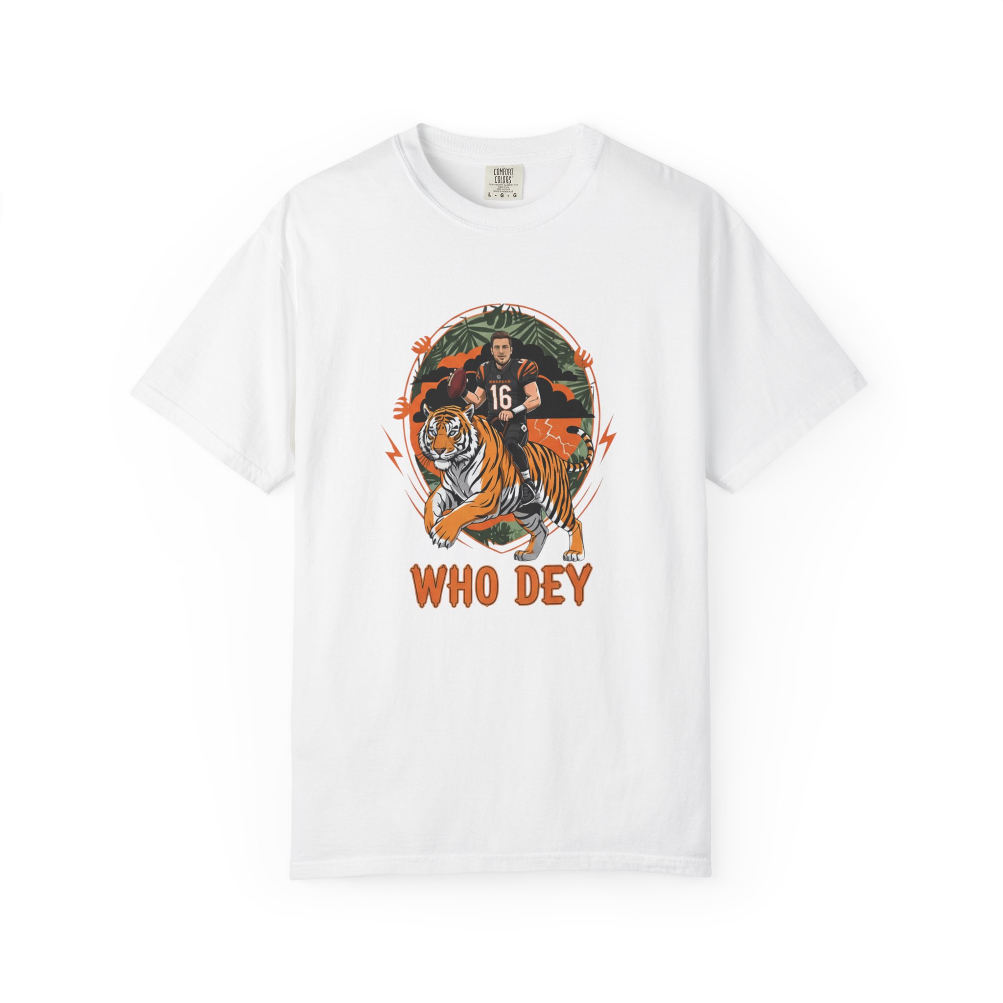 Joe Flacco Cincinnati Bengals T-Shirt | Limited Edition “Flacco in the Jungle” Tee 5 Joe Flacco Cincinnati Bengals T-Shirt | Limited Edition “Flacco in the Jungle” Tee