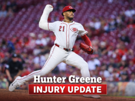 NEWS: Hunter Greene Injury Update Hunter Greene Right Elbow Injury